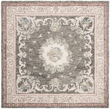 Safavieh Aubusson Aub105H Ivory / Charcoal Rugs.