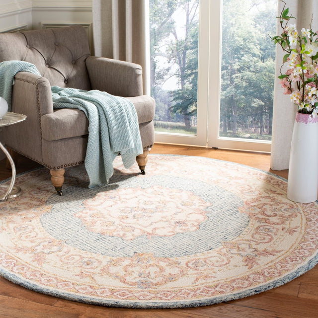 Safavieh Aubusson Aub106M Blue/Ivory Rugs.