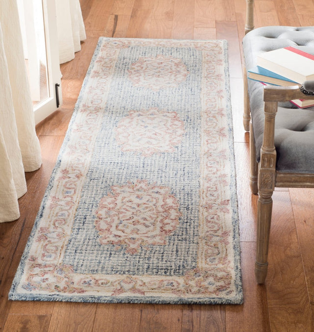 Safavieh Aubusson Aub106M Blue/Ivory Rugs.