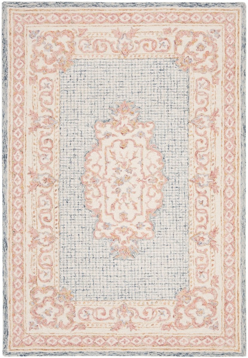 Safavieh Aubusson Aub106M Blue/Ivory Rugs.