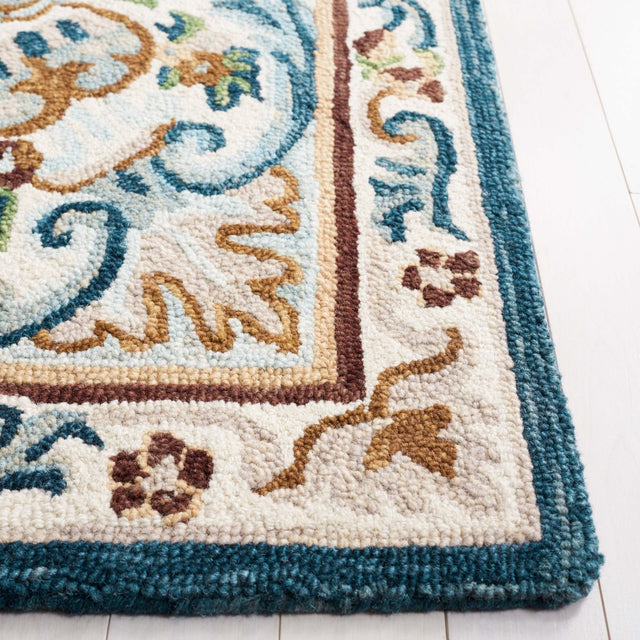 Safavieh Aubusson Aub202A Ivory/Blue Rug.