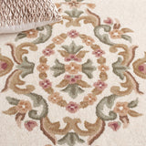 Safavieh Aubusson Aub301A Ivory/Green Rug.