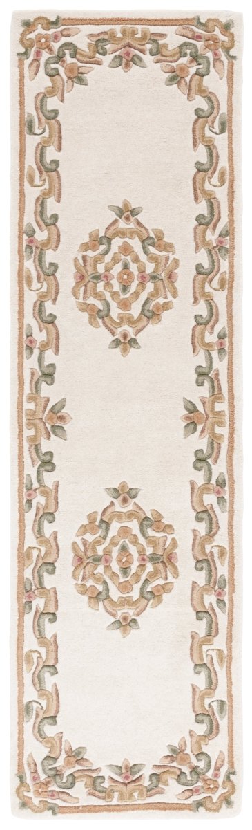 Safavieh Aubusson Aub301A Ivory/Green Rug - Safavieh - aub301a - 28