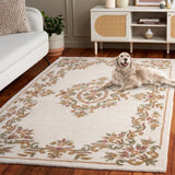 Safavieh Aubusson Aub301A Ivory/Green Rug.