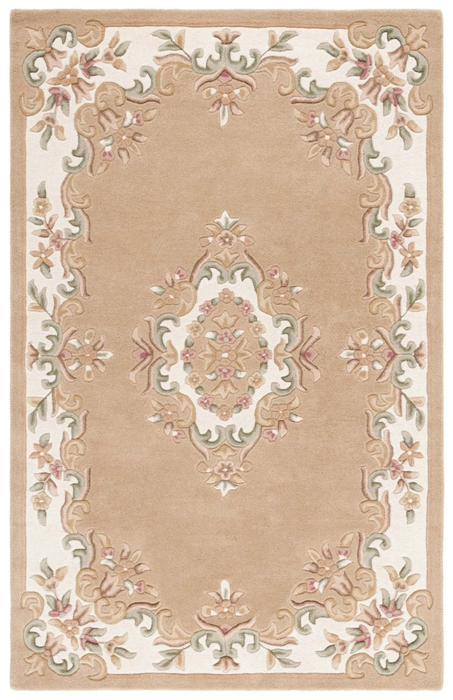 Safavieh Aubusson Aub301B Beige/Ivory Rug.