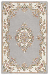 Safavieh Aubusson 4'-0" x 6'-0" Rug in Grey / Ivory