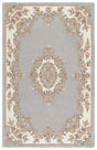 Safavieh Aubusson 4'-0" x 6'-0" Rug in Grey / Ivory