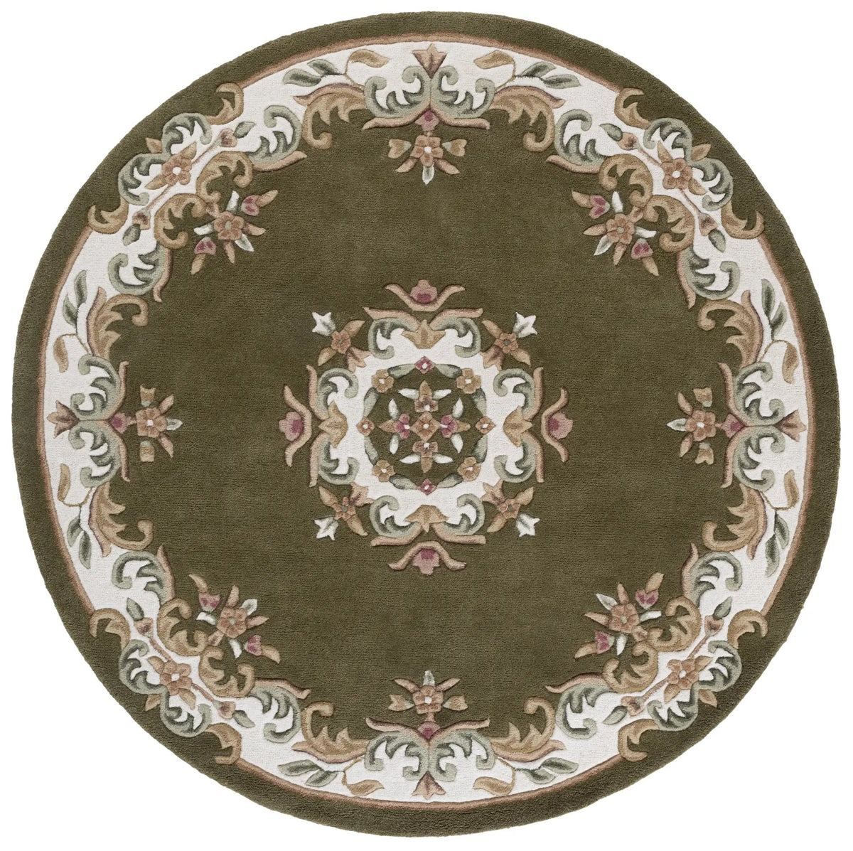 Safavieh Aubusson 6'-0" x 6'-0" Rug in Grey / Ivory