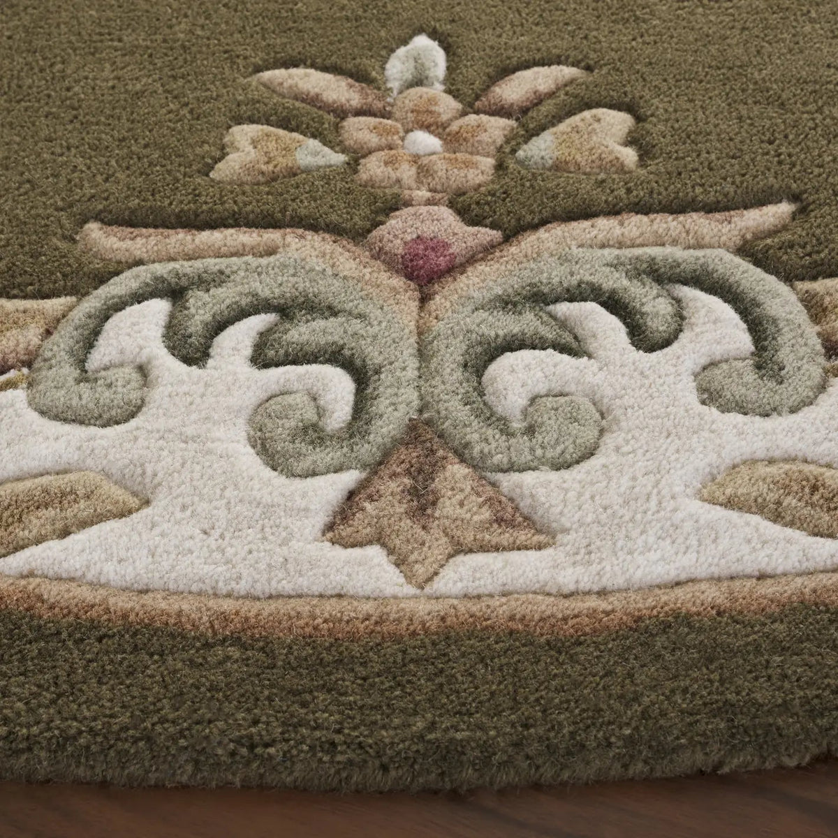 Safavieh Aubusson 6'-0" x 6'-0" Rug in Grey / Ivory