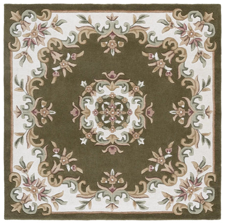 Safavieh Aubusson 6'-0" x 6'-0" Rug in Grey / Ivory
