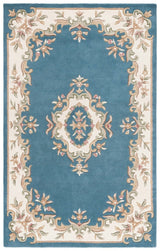 Safavieh Aubusson Aub301M Blue/Ivory Rug.