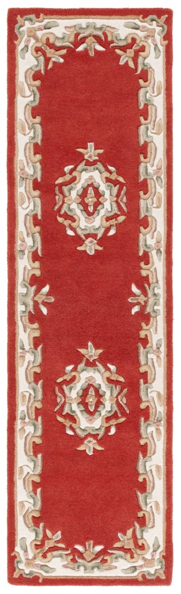 Safavieh Aubusson Aub301P Rust/Ivory Rug - Safavieh - aub301p - 28