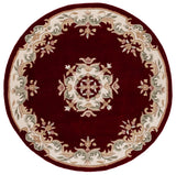 Safavieh Aubusson 6'-0" x 6'-0" Rug in Red / Ivory
