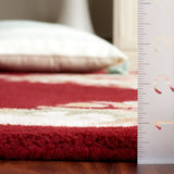 Safavieh Aubusson Aub301Q Red/Ivory Rug.