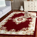 Safavieh Aubusson Aub301Q Red/Ivory Rug.