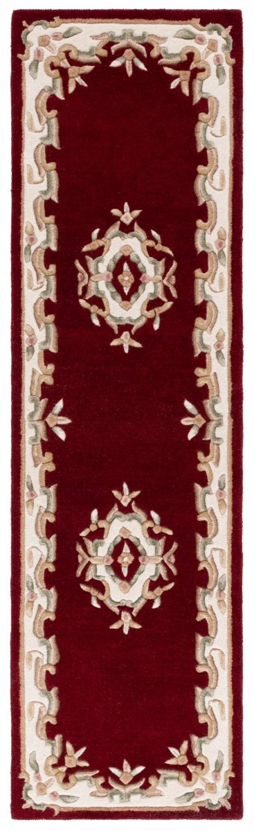 Safavieh Aubusson Aub301Q Red/Ivory Rug - Safavieh - aub301q - 28