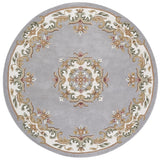 Safavieh Aubusson 6'-0" x 6'-0" Rug in Olive / Ivory