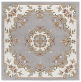 Safavieh Aubusson 6'-0" x 6'-0" Rug in Olive / Ivory