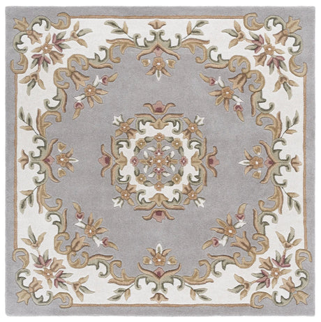 Safavieh Aubusson 6'-0" x 6'-0" Rug in Olive / Ivory