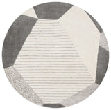 Safavieh Audrey 6'-0" x 6'-0" Rug in Grey / Ivory