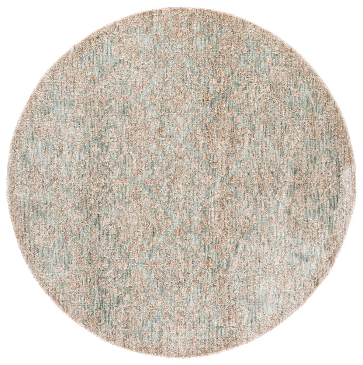 Safavieh Audrey 6'-0" x 6'-0" Rug in Light Teal / Beige