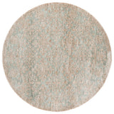 Safavieh Audrey 6'-0" x 6'-0" Rug in Light Teal / Beige