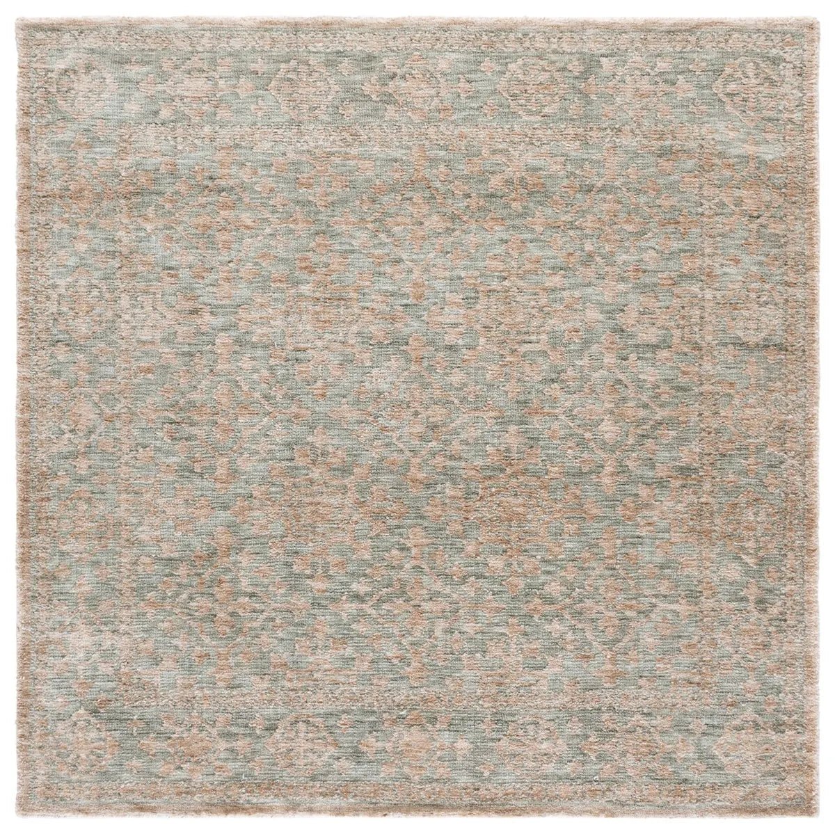 Safavieh Audrey 6'-0" x 6'-0" Rug in Light Teal / Beige