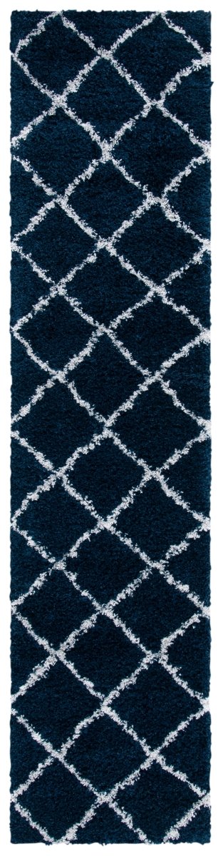 Safavieh August Shag Aug501B Navy/Ivory Rugs.