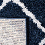 Safavieh August Shag Aug501B Navy/Ivory Rugs.