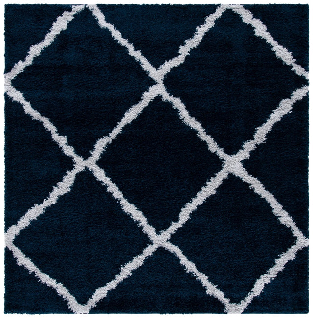 Safavieh August Shag Aug501B Navy/Ivory Rugs.