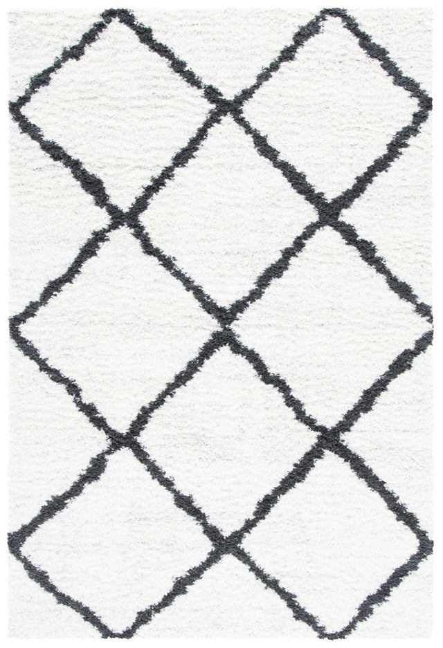 Safavieh August Shag Aug502A Ivory/Black Rugs.