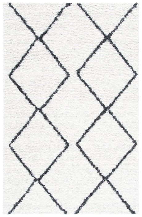 Safavieh August Shag Aug572A Ivory/Black Rugs.