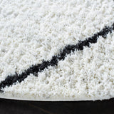 Safavieh August Shag Aug572A Ivory/Black Rugs.