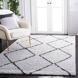 Safavieh August Shag Aug572F Ivory/Grey Rugs.