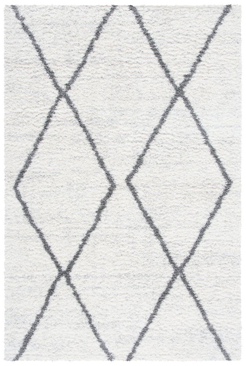 Safavieh August Shag Aug582A Ivory/Grey Rugs.