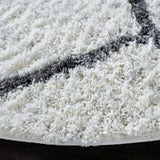 Safavieh August Shag Aug582A Ivory/Grey Rugs.