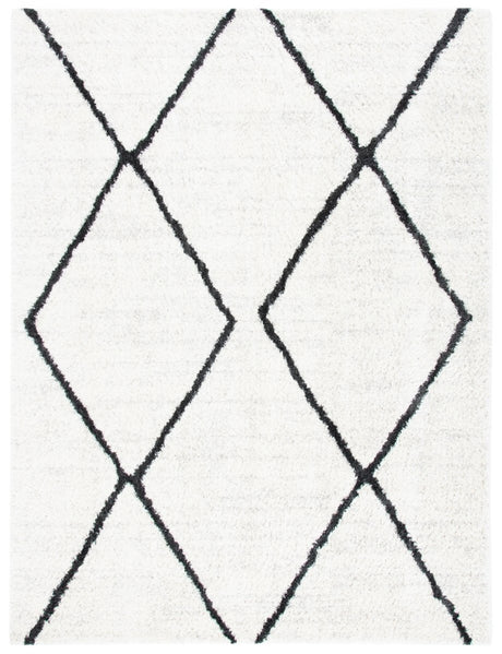 Safavieh August Shag Aug582F Ivory/Dark Grey Rugs.