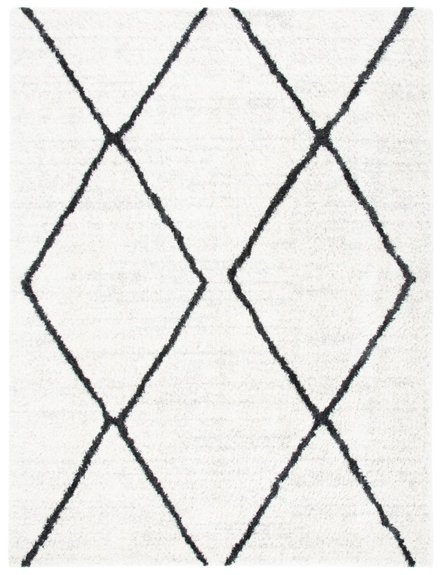 Safavieh August Shag Aug582F Ivory/Dark Grey Rugs.