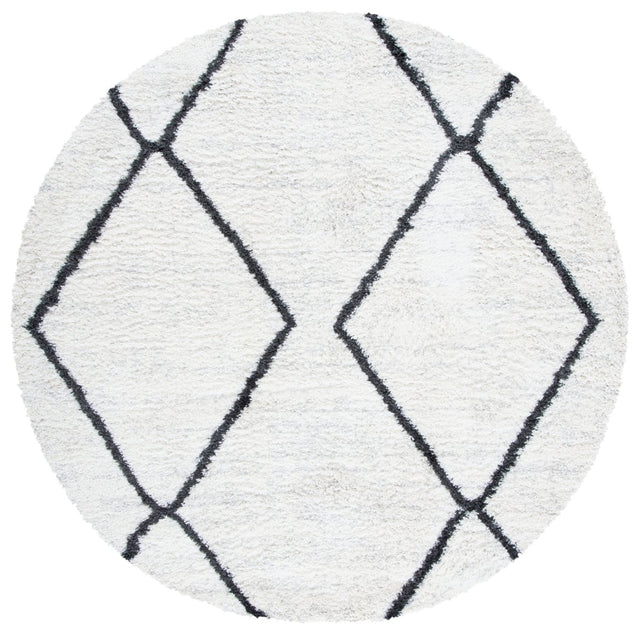 Safavieh August Shag Aug582F Ivory/Dark Grey Rugs.