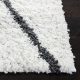 Safavieh August Shag Aug582F Ivory/Dark Grey Rugs.
