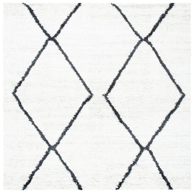 Safavieh August Shag Aug582F Ivory/Dark Grey Rugs.