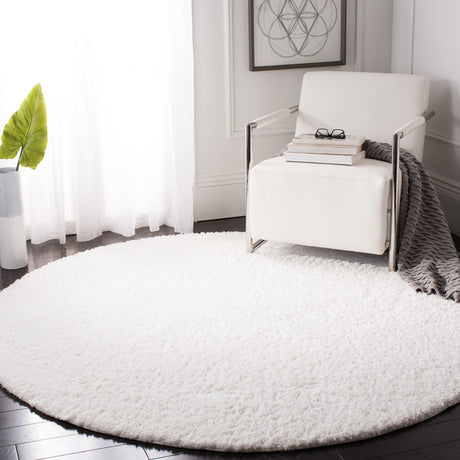 Safavieh August Shag Aug900A White Rugs - aug900a-7r