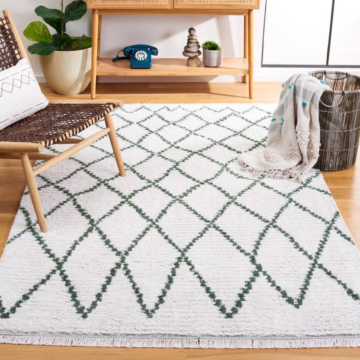 Safavieh Augustine Agt850Y Ivory/Green Rug.
