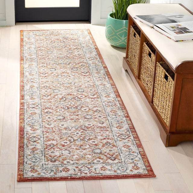 Safavieh Avalon Ava210P Rust/Grey Rug.