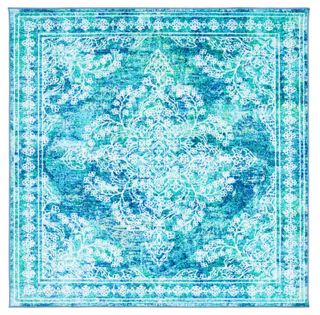 Safavieh Bahia Bah162M Blue/Green Rug.