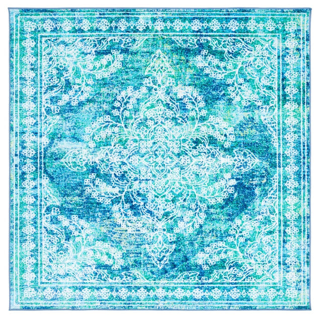 Safavieh Bahia Bah162M Blue/Green Rug.