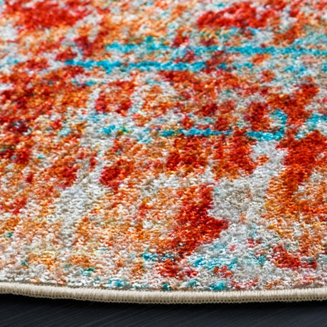 Safavieh Bahia Bah164J Light Blue/Red Rug.