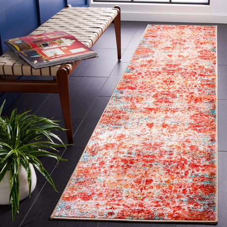 Safavieh Bahia Bah164J Light Blue/Red Rug.