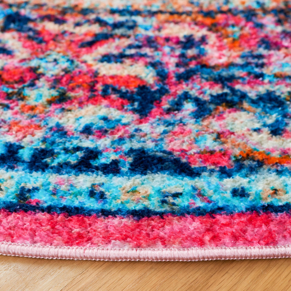 Safavieh Bahia Bah167N Navy/Pink Rug - Safavieh - bah167n - 4