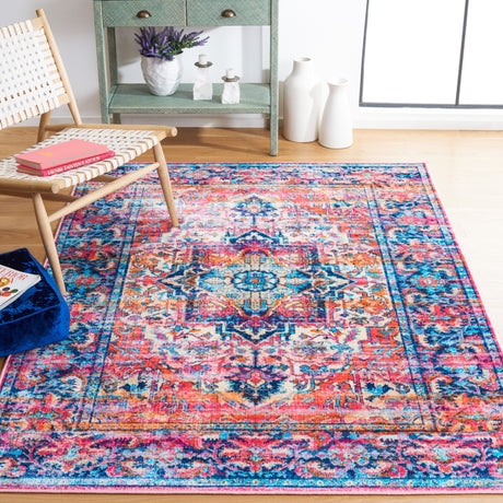 Safavieh Bahia Bah167N Navy/Pink Rug - Safavieh - bah167n - 4